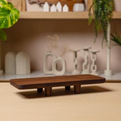 Ahşap Dikdörtgen Sunumluk