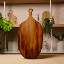 Akasya Kesme Tahtası ve Sunumluk Büyük Boy