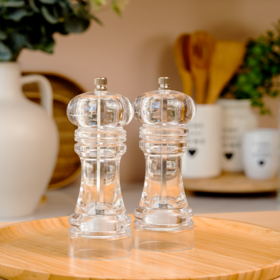 Akrilik Tuzluk-Biberlik Seti