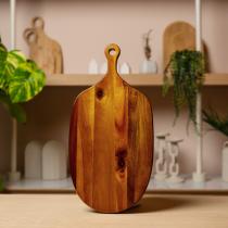 Akasya Kesme Tahtası ve Sunumluk Küçük Boy