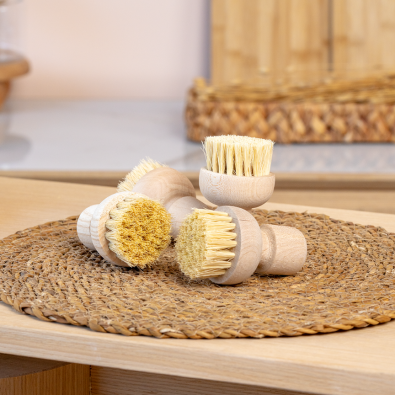 Ahşap Saplı Dekoratif Fırça Küçük