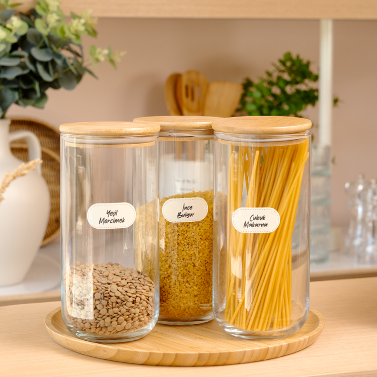 Vakumlu Cam Kavanoz Saklayıcı