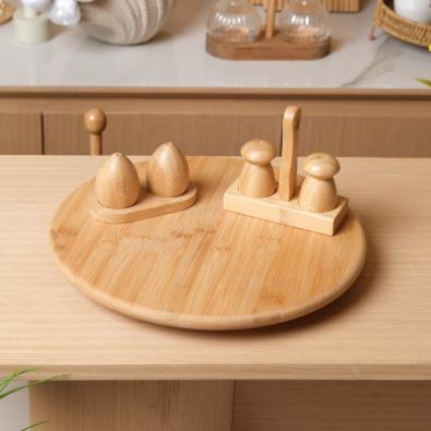 Bambu Mini Tuzluk ve Biberlik