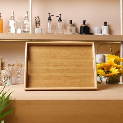 Bambu Dikdörtgen Tepsi/Sunumluk Küçük