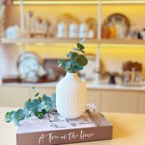 Çizgili Seramik Büyük Obje 